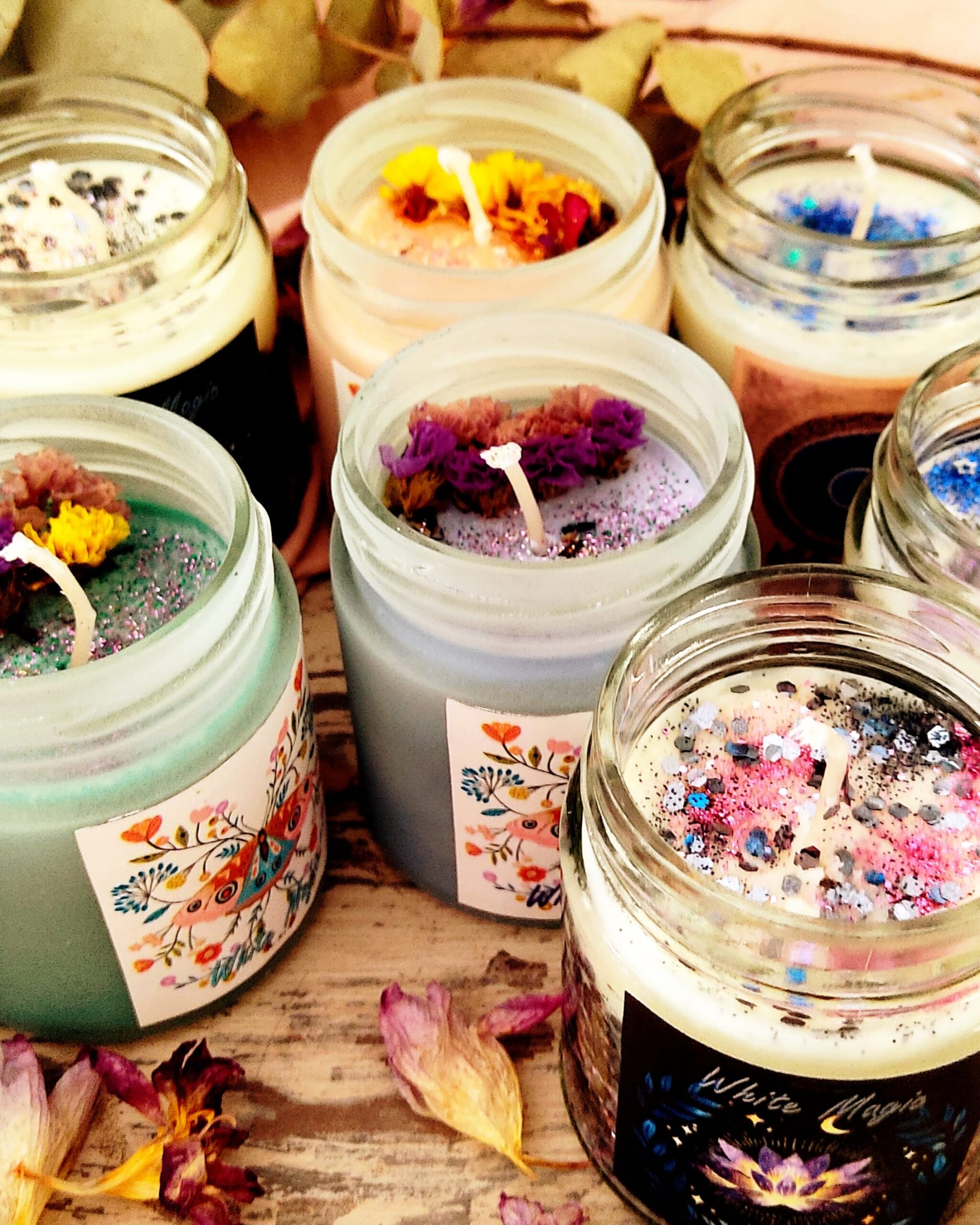 Velas de soja y perfumina de ambiente